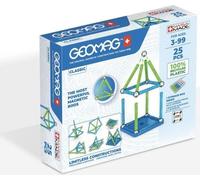 Jeu de construction magnétique - GEOMAG - Classic Recycled 25 pieces - Magnétique - Éducatif - Plastique recyclé