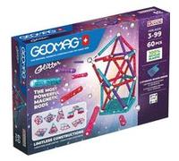 Geomag Jeu de construction magnétique Ecofriendly 60 pièces Glitter Multicolore G