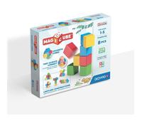 Jeu de construction magnétique - GEOMAG - Magicube Recycled Creative Set - 8 pièces - Plastique recyclé - Dès 1 an