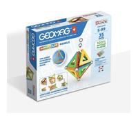 Jeu de construction magnétique - GEOMAG - Supercolor Panels Recycled 35 pièces - Plastique recyclé - 3D - Éducatif