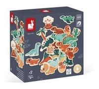 Jeu de construction magnétique Janod Magnets Dino 24 pièces Multicolore G