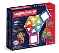 Jeu de Construction Magnétique Magformers, 30 pièces Multicolor G