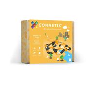 Jeu de construction magnétique pack rampes routières et intersections, 16 pièces noir TU