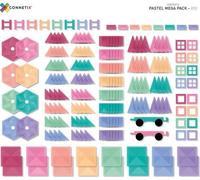 Jeu De Construction Magnétique Pastel Méga Paquet, 202 Pièces Pastel