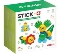 Stick-O Jeu de Construction magnétique pour Enfants à partir de 1,5 Ans, Jouets de Construction créatifs et éducatifs, kit d'amis de la forêt pour Filles et garçons, Jouets Montessori, 16 pièces