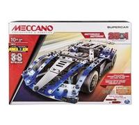 Meccano – Coffret Supercar 25 modèles – Voiture enfant motorisée et jeu de construction – 10 ans+