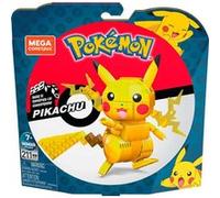 MEGA Brands Figurine Pikachu 12 cm, jeu de construction 211 pièces, dès 7 ans