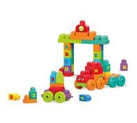 Jeu de construction Mega Bloks Le train des lettres Multicolore G