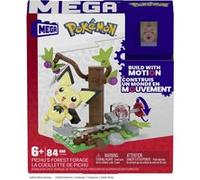 Jeu de construction Mega Bloks Pokémon Pichu Aventure en Forêt Multicolore G