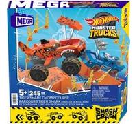MEGA Coffret de construction Hot Wheels Tiger Shark – 226 pièces, 1 mini-figurine, aileron de requin
