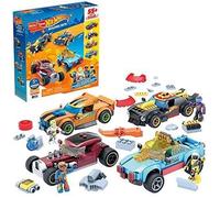 Jeu de construction - MEGA CONSTRUX - Mega Construx Hot Wheels - 4 voitures - 485 pièces - 4 figurines