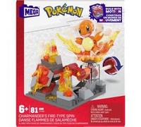 MATTEL Figurines MEGA Pokémon (La rotation enflammée de Salamèche)