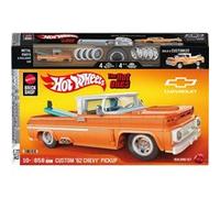 Mattel - Coffret Hot Wheels Elite Custom '62 Chevy Pickup - 1/16 858 pièces - Orange
