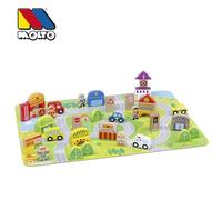 Jeu De Construction - Molto - Village Blocks