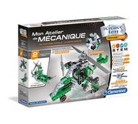 Jeu de construction Mon atelier de mécanique Hélicoptère et Hydroglisseur Clementoni G