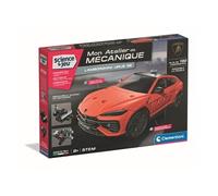 Clementoni - Lamborghini Urus à Construire dès 8 Ans - Jeu de Construction Voiture de Sport SUV avec Pièces à Assembler - Modèle Réaliste pour Enfants Passionnés de Vitesse
