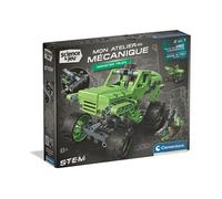 Clementoni – Coffret de construction mécanique Monster Truck – Dès 8 ans, 2 modèles STEM