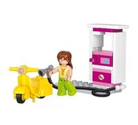 Jeu De Construction - Nouvelle Serie Girl'dream - Station Essence