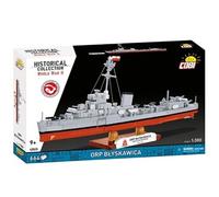 Jeu de construction ORP Blyskawica 4865 - 664 pièces - Gris et rouge - 38 cm - dès 9 ans
