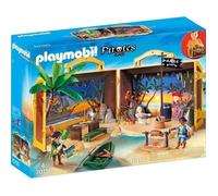 Jeu de construction - PLAYMOBIL - 70150 - Coffre des pirates transportable - 2 pirates inclus - 25x14x22,5 cm
