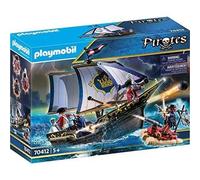 Jeu de construction - Playmobil - Chaloupe des Soldats - Bateau flottant - Canon - Moteur submersible