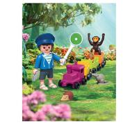 Jeu de construction Playmobil - PLAYMOBIL - 71951 - Bleu - Locomotive et personnages - Dès 4 ans