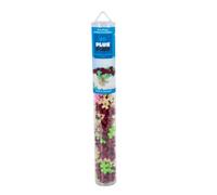 Plus-Plus - Jeu de construction Tube T-rex PP4200 100 pièces Bordeaux/Vert/Beige