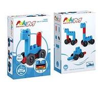 Jeu de construction Poly M Voitures Animales Bleu G