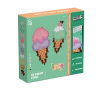 Jeu de construction Puzzle by Number Plus-Plus Ice Cream Cones 250 pièces multicolore modèle 4346