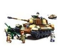 Jeu de construction sluban army char allemand 2en1 bataille de Budapest M38-B0980 sluban