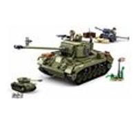 Jeu de construction sluban army char moyen allied militaire armée M38 B0860 soldats articulés sluban G