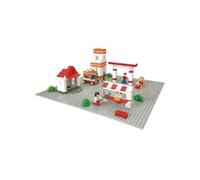 Jeu de construction SLUBAN Elements Town Series Plaque de construction Basic 40 x 40 cm Grise