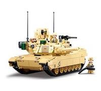 Jeu de construction sluban modelbricks char tank M1A2 SEP V2 Abrams M38-B0892 G