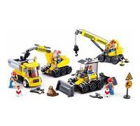 Jeu de construction Sluban town set engins chantier M38-B0810 G
