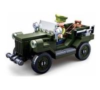 Sluban - Jeu de construction GAZ-67 (M38-B0682) Seconde Guerre mondiale 112 pièces - Soldat articulé