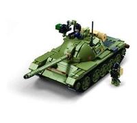 jeu de construction tank char moyen nt-54s mbt 3 en 1 militaire armee m38-b1135 sluban G