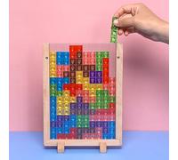 Jeu De Construction Tetris En Trois Dimensions Russe, Jeu De Bureau 3d, Tangram, Jouets Mathématiques, Planche Éducative Pour Enfants