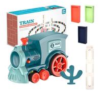 Jeu de Construction Train,Jeu d'Empilage Automatique Jouet Éducatif - Jouets de Train avec Lumière et Musique,pour Garçons et Filles de 3 à 12 Ans en d'Intérieur au Sol pour Noël et