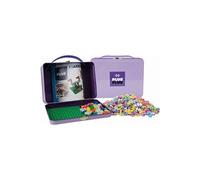Plus-Plus – Jeu de construction Valisette en métal 600 pièces Pastel et Néon/Fluo
