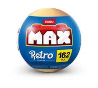 Jeu de construction ZURU MAX Retro 162 pièces Briques mini/micro emboîtables en sphère Bleu et Or
