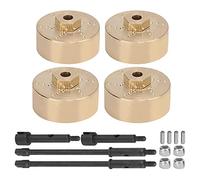 Jeu de contrepoids en laiton, Kit d'essieu élargi résistant aux chocs pour voitures axiales SCX24 90081 1/24 RC