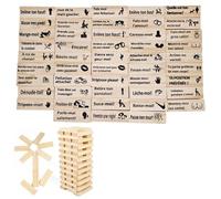 Jeu De Coquin Pour Adultes,48 PCS Jeux Coquins Pour Couples,Lust Tower Couples Games,Jeu De Tour De Blocs Coquins,Jeux Sexuelle Adulte Couple,Pour érotique Pour Nuits Passionnées Et Idée De Rendez