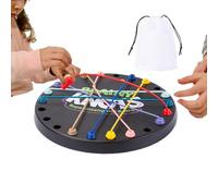Jeu De Corde Torsadée - Jouet Interactif À Dénouer Roppe De 10,24 Pouces | Gamme De Planches Stimulantes ABS Roppe, Ensemble De Jeu De Pensée Logique Amusant, Ensemble De Jouets À Nœud De Corde Pour E