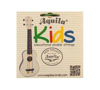 Aquila Cordes ukulélé KIDS Multi-Color – Super NylGut Accordage GCEA pour soprano, concert, ténor