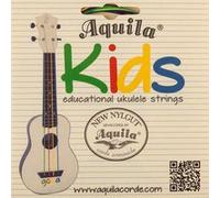Aquila® »KIDS - Multi-Color -Ukulele Strings« Pour soutenir l'éducation musicale précoce - Convient pour Ténor- Soprano et Concert-Ukulélé - Super NylGut - Accordage GCEA