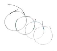 Jeu de cordes de violoncelle allemandes en argent C-G-D-A pour 4/4 et 3/4 pleine taille, noyau en acier avec soie à code couleur, accessoires de rechange pour orchestre