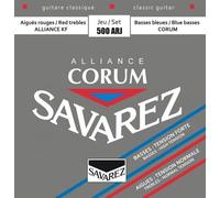 JEU DE CORDES GUITARE CLASSIQUE SAVAREZ 500ARJ ALLIANCE CORUM TIRANT MIXTE