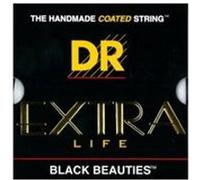 Jeu de cordes guitare électrique DR Extra Life Black Beauties Extra-Heavy BKE11 G