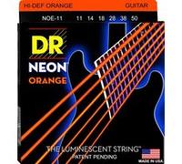 Jeu de cordes guitare électrique DR Neon Heavy orange NOE11 11-50