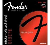 Jeu de cordes guitare électrique - FENDER - 250L - Nickel-Plated Steel - Tirants 09-42 - Idéal pour hard rock
